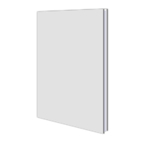 Hoch (215 x 302 mm) - Holzcover Buch DIN A4
